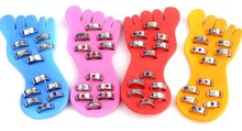 Wholesale Jewelry Mixed Lots 12pcs New Crystal Adjustable Foot Toe Rings 1 Foot Pad