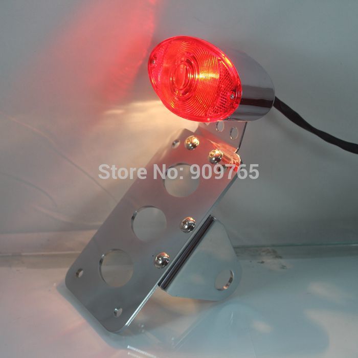 Harley tail light license plate