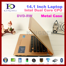 OEM 14.1 inch laptop computer Intel N2600, notebook Dual Core 1.6Ghz, 4GB RAM& 500GB HDD, Webcam, DVD-RW,1080P HDMI, Windows 7