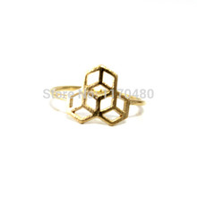 Honeycomb Ring,Honey Bee House Ring