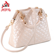 2014 spring embroidered plaid chain bag fashion women’s handbag messenger bag