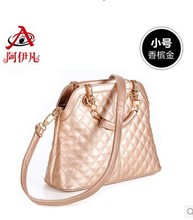2014 spring embroidered plaid chain bag fashion women s handbag messenger bag