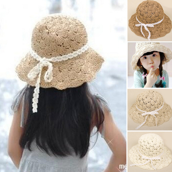 2014 новый корейский национальный ветер ручной летом соломенная шляпа дети большой наполнянный до краев шляпа мода топпер пляж шляпа A162