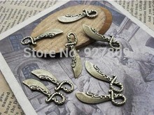 Free Shipping  60pcs  7*25mm Antique silver bow and arrow  Cupid Arrow Charms Metal Jewelry Making Jewelry Findings