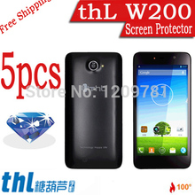 Quad Core Phone LCD Cover.5pcs Diamond Sparkling THL W200 Screen Protective Film,THL W200 Screen Protector.THL T200 V11 W100 V7