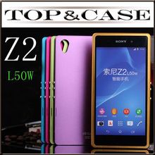 For Sony Xperia Z2 L50 L50W Luxury Aluminum Metal Hard Back Cover Case Full Metal Protective