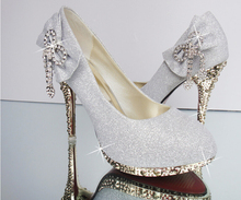 Free shipping Hot Sale 10cm High Heels Women Pumps Diamond Shoes Wedding Shoes Multicolor Wholesale / Retail 34-40