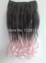 2014 9 Colours 26 3 4 Full Head Clip in Synthetic Hair Extensions Human Made Hair