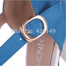 Free shipping 2014 summer new high heeled sandals waterproof work shoes sweet bow