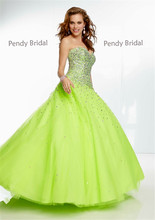 Customized Made 2014 Ball Gown Sweethart Floor Length Tulle and Satin Pageant Dresses Vestidos de festa Quinceanera Dresses