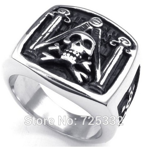 Whitney houston Jewelry Mens Stainless Steel Ring , Vintage Skull ...