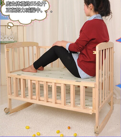 crib wood paint baby bed lengthen desk high quality baby bed type crib 