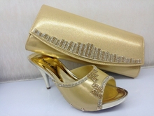 free Shipping 2014 Wholesale price Italian design Fashion shoes matching bag