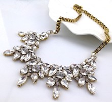 Hot brand z necklace fashion jewelry chunky luxury choker statement necklace flower Necklaces Pendants women NJ
