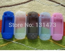 Free Shipping 10pcs lot Protective Colorful Silicone Soft Case Cover For PSP 2000 3000 Game Parts