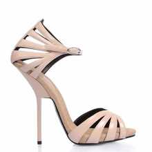 High Quality Buckle Top Brand Style Fashion Women Summer Shoes Sexy Thin Heel Ladies Sandals 2014