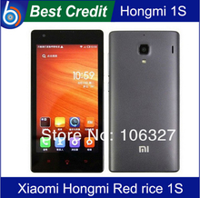 Newest XIAOMI Red Rice Hongmi 1S Qualcomm MSM8228 Quad Core Mobile Phone 1GB RAM 8GB ROM 4.7”  MIUI V5 Android V4.2 Wcdma/Kate