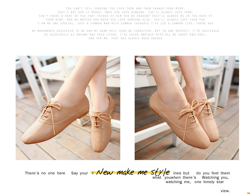 Free shipping 2014 women s Flat with casual shoes shoes Yu Yinglun style classic Oxford shoe