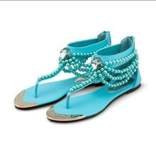 2014 New Arrival Big Size 35 40 Blue Apricot Pink Beading Fashion Sweet Casual Women Girls