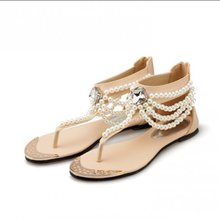 2014 New Arrival Big Size 35 40 Blue Apricot Pink Beading Fashion Sweet Casual Women Girls