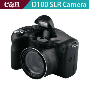 Professional Digital camera D100 with 15X Optical zoom and 5M CMOS photo camera Photoreceptor and Anti