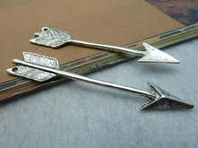 Wholesale diy accessory Diy accessories handmade materials vintage antique silver cupid arrow b430 11* 63mm  free shipping