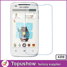 Screen With Retail Packaging 10pcs lot For Lenovo A356 Transparent LCD Screen Display Protector Freeshipping