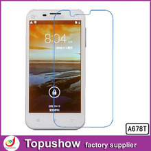 For Lenovo A678T Transparent LCD Screen Display Protector Film Freeshipping 10pcs/lot With Retail Packaging