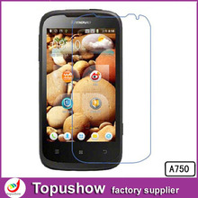 Freeshipping For Lenovo A750 Mobile Phone protection Film With Retail Packaging 10pcs/lot