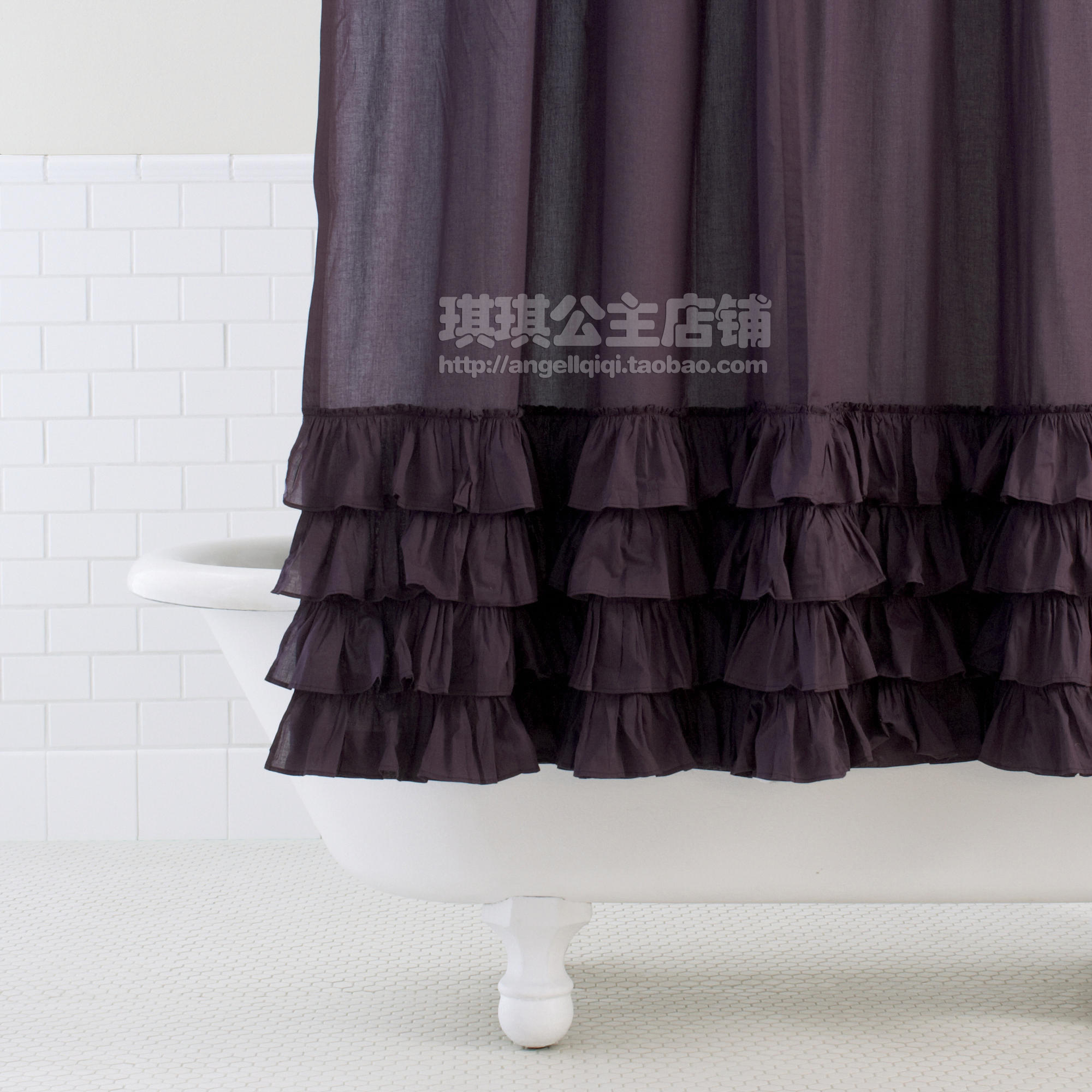 Deep Purple Shower Curtain Purple Sage Shower Curtains