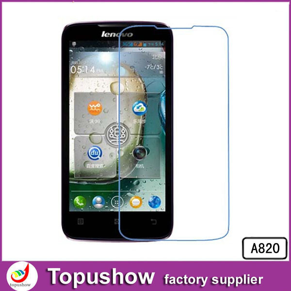 Freeshipping With Retail Packaging 10pcs lot New 2014 Lcd Protector Film For Lenovo A820 Mobile Phone