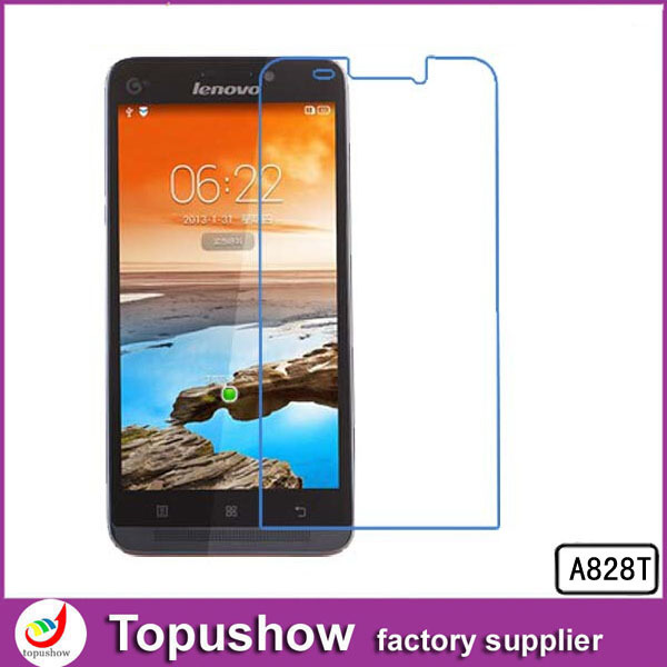 10pcs lot New 2014 For Lenovo A828T Mobile Phone Screen Protector Film Lcd Protector Film With