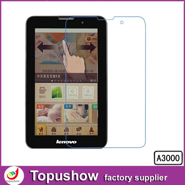 2014 For Lenovo A3000 Lcd Phone Screen Protector Film With Retail Packaging 10pcs lot tablet Screen