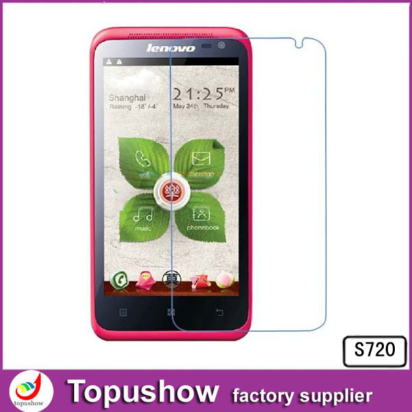 Free shipping 2014 Lcd Mirror Film For Lenovo S720 Phone Screen Protector Film 10pcs lot With