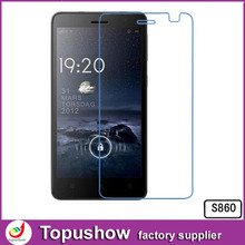 Covers Protective Film For Lenovo S860 Mirror Lcd Phone Screen Protector Film 10pcs lot With Retail
