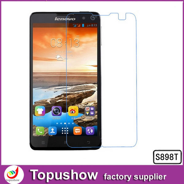 Free shipping 10pcs lot With Retail Packaging Mirror Lcd Phone Screen Protector Film For Lenovo S898T