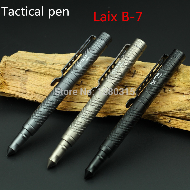 laix b-7 tático caneta salva-vidas caneta roller pen edc aviação alumín