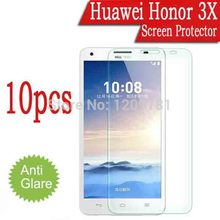 10pcs Matte Anti glare Screen Protector for Huawei Honor 3X Honor 3x G750 MTK6592 Octa Core