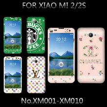 Newest!! High Quality Original XIAOMI Stickers For xiaomi 2 2s mi2 mi2s Phone stickers front back protective film