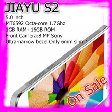 White In stock JIAYU S2 MTK6592 Octa Core 3G Smart Phone13MP Camera 5.0″ IPS Gorilla Glass Screen 1G RAM 16G ROM Free Ship