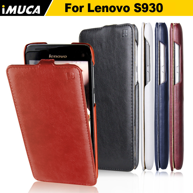 Lenovo S930 Case 100 original leather case for Lenovo S930 Vertical Flip Cover Mobile Phone Bags