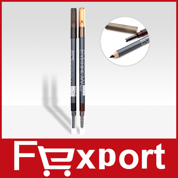 New 2014 Black and Brown 2 Colors Brand M n Makeup Eyebrown Pencil Eyeliner Pencil 1412