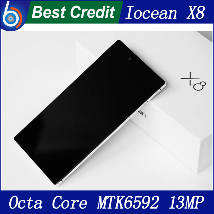 Free shipping iocean X8 MTK6592 Octa Core 1 7GHz 2GB RAM 16GB ROM 13MP 5 7