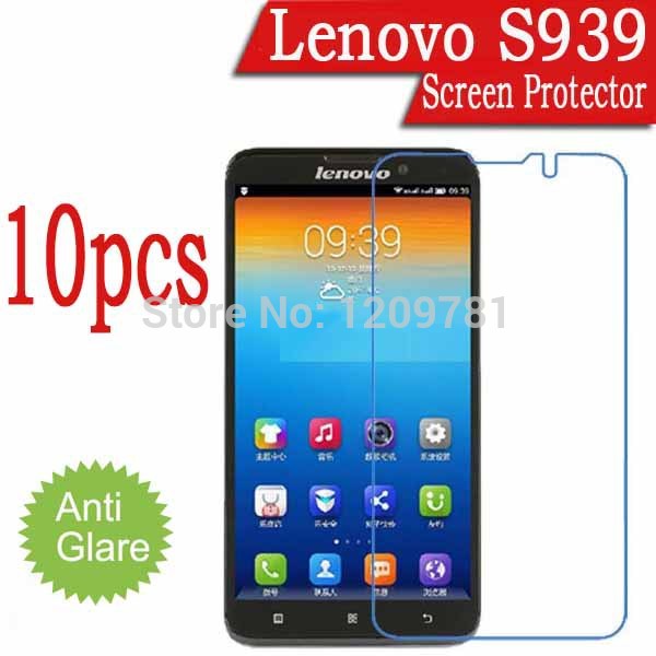 Top 10pcs Lenovo S939 Octa Core Cell Phones LCD Protective Film Matte Anti Glare Screen Protector