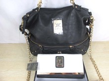 2015 brand Kardashian Kollection shoulder bag PU cross body bags black Handbag real kk purse Wallet
