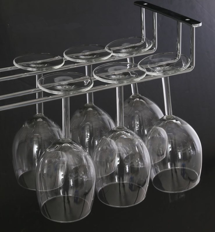 Купить IKEA стиль двойного стекла стоек Кубок Кубок держатель бар red