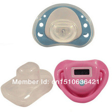 P Free shipping Infant Baby Digital Dummy Pacifier Thermometer Soother Trendy Safe IA646 W