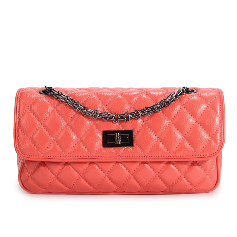 Women's Handbag Fashion Vintage Crocodile Pattern Cowhide Genuine Leat