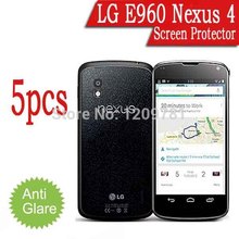 5pcs Quad Core Smartphone Screen Protector ForLG E960 Nexus4 Matte Anti Glare LGNexus4 E960 LCD Protective