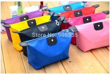 shine candy color fashion lady  cosmetics storage bag women waterproof make up case